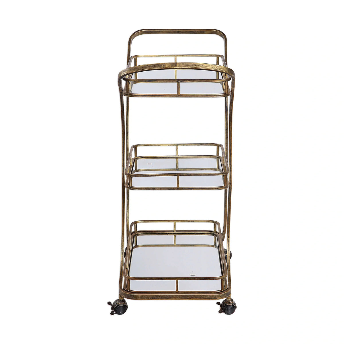 Gold Serving Cart