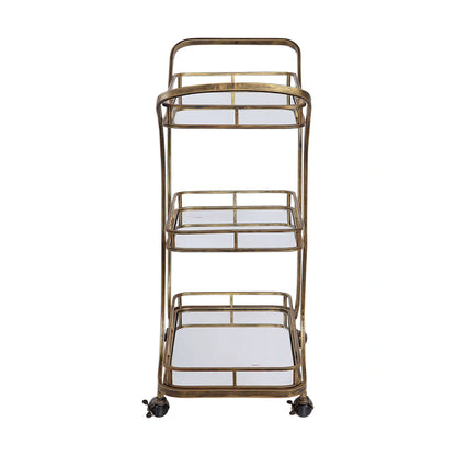 Gold Serving Cart