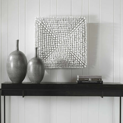 Satin Black Wood Wall Panel