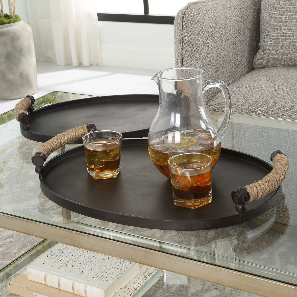 Bronze Trays Set/2