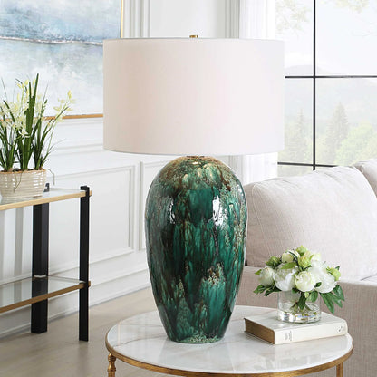 Green Table Lamp