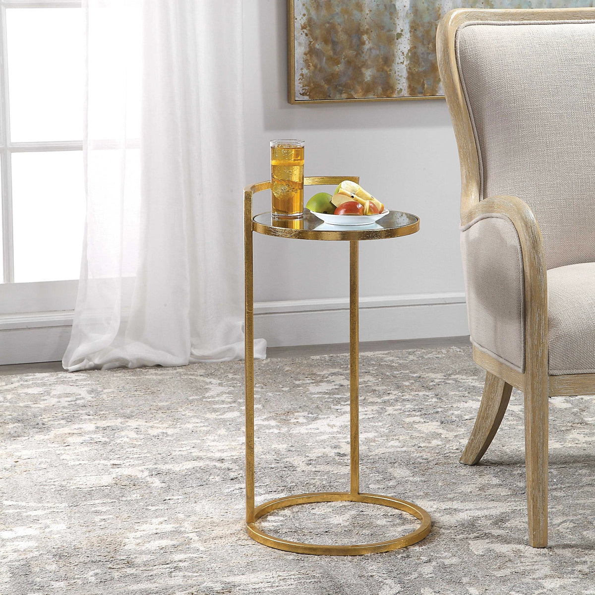 Gold Accent Table