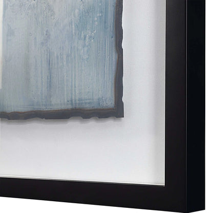 Metal Agate Abstract Prints, Set of 2