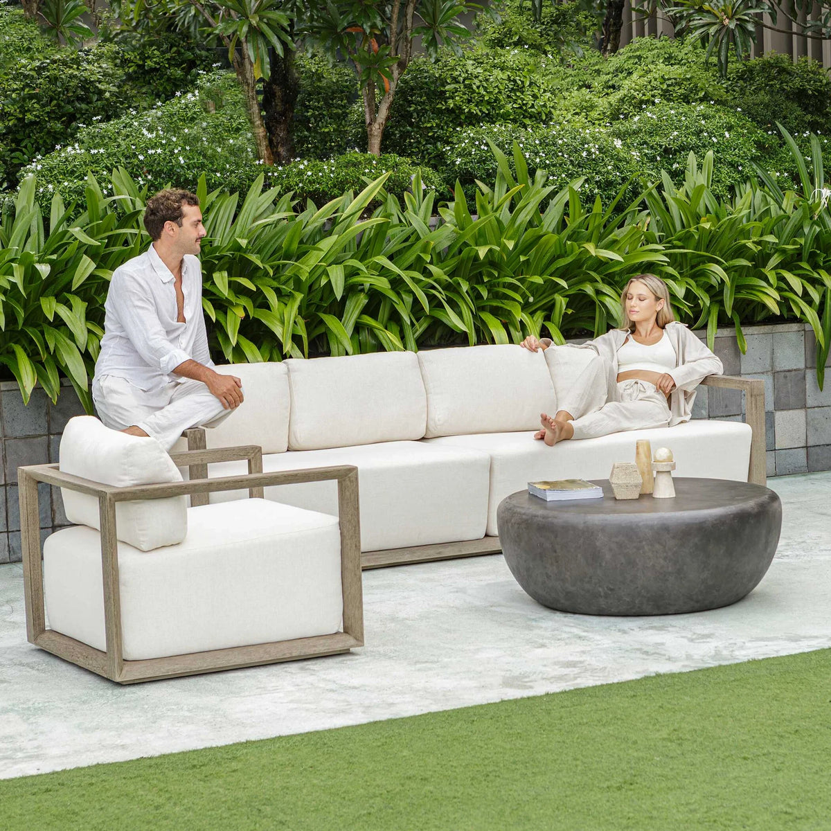 Outdoor Sculptural Sofa