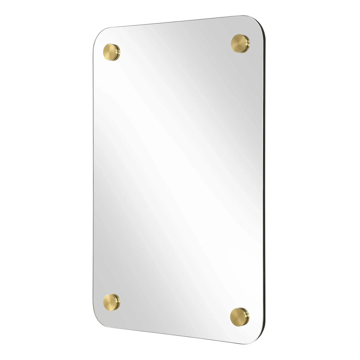 Frameless Medallion Mirror
