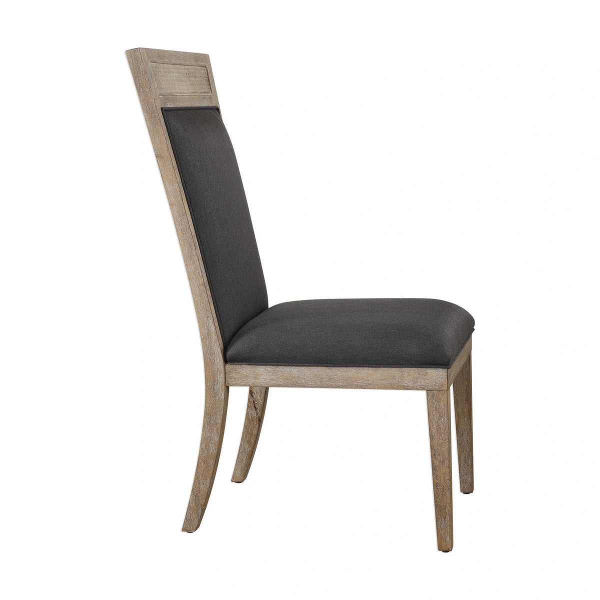 Dark Gray Armless Chair