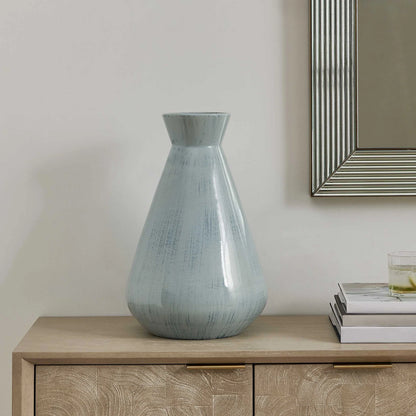 Powder Blue Ceramic Vase