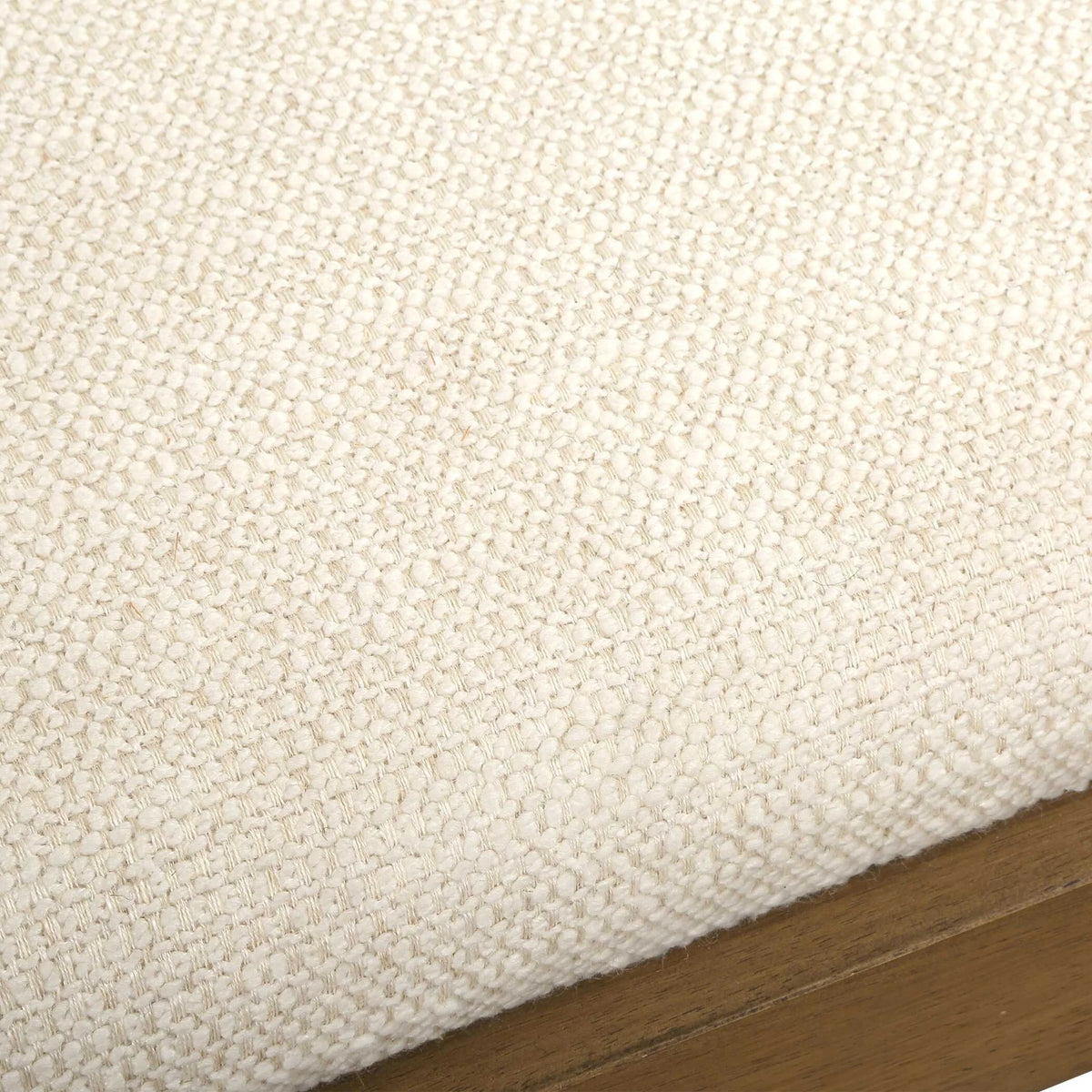 Boucle Upholstered Bench