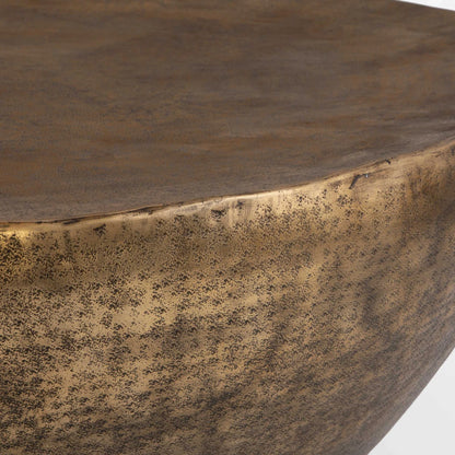 Hammered Gold Dome Coffee Table