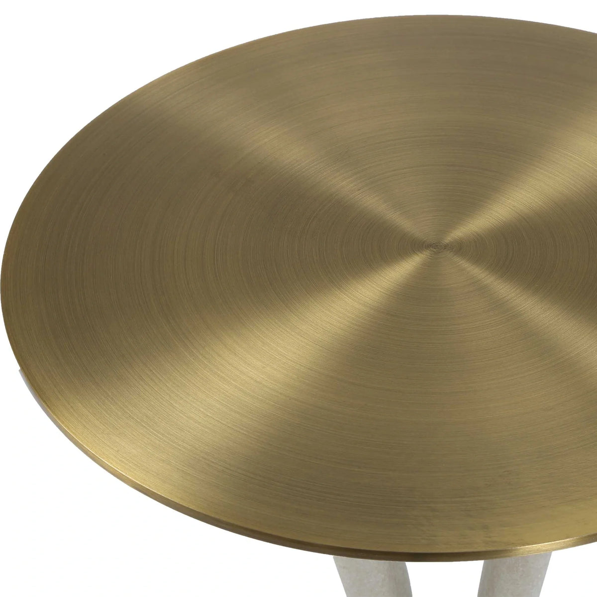 Modern Brass Accent Table