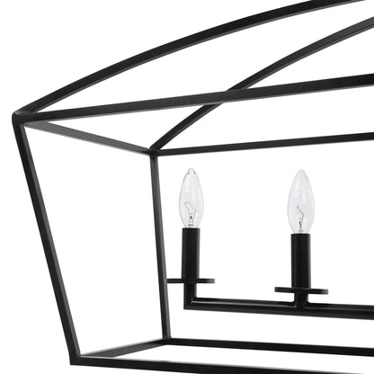 6 Light Linear Chandelier
