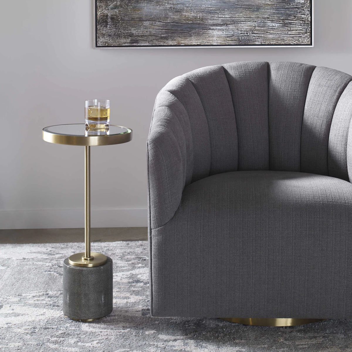 Mirrored Accent Table