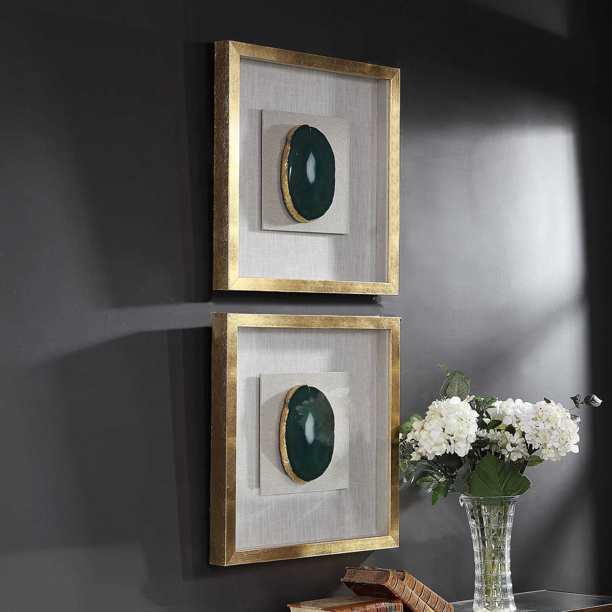 Agate Stone Shadow Box