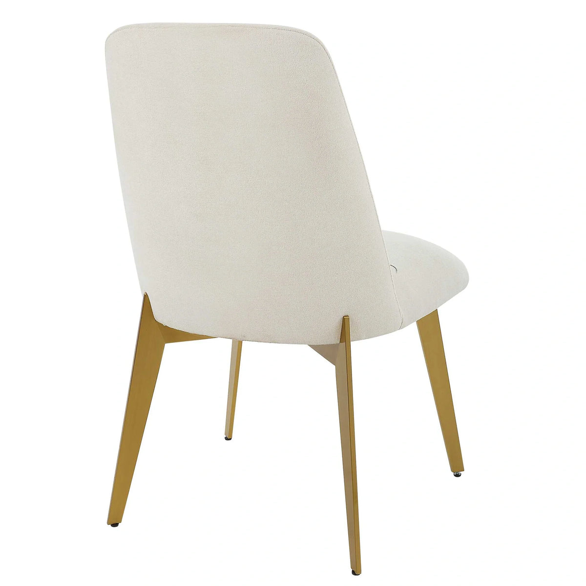 Off White Fabric Dining Chair