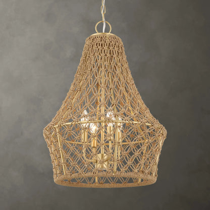 4 Light Rope Pendant