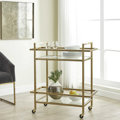 Brass Bar Cart