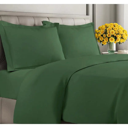 Double-Brushed Duvet Cover Set | Hidden Zipper & Corner Ties, Pillow Shams Included | 18 Colours, Twin to King