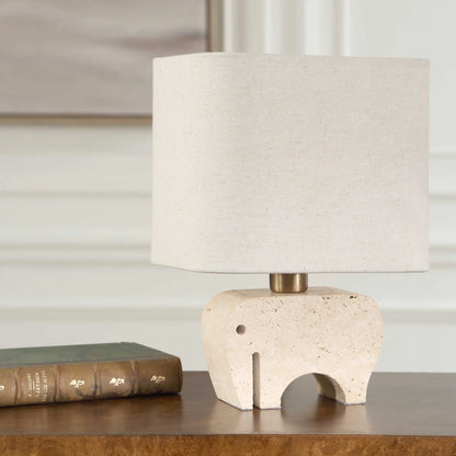 Travertine Accent Lamp