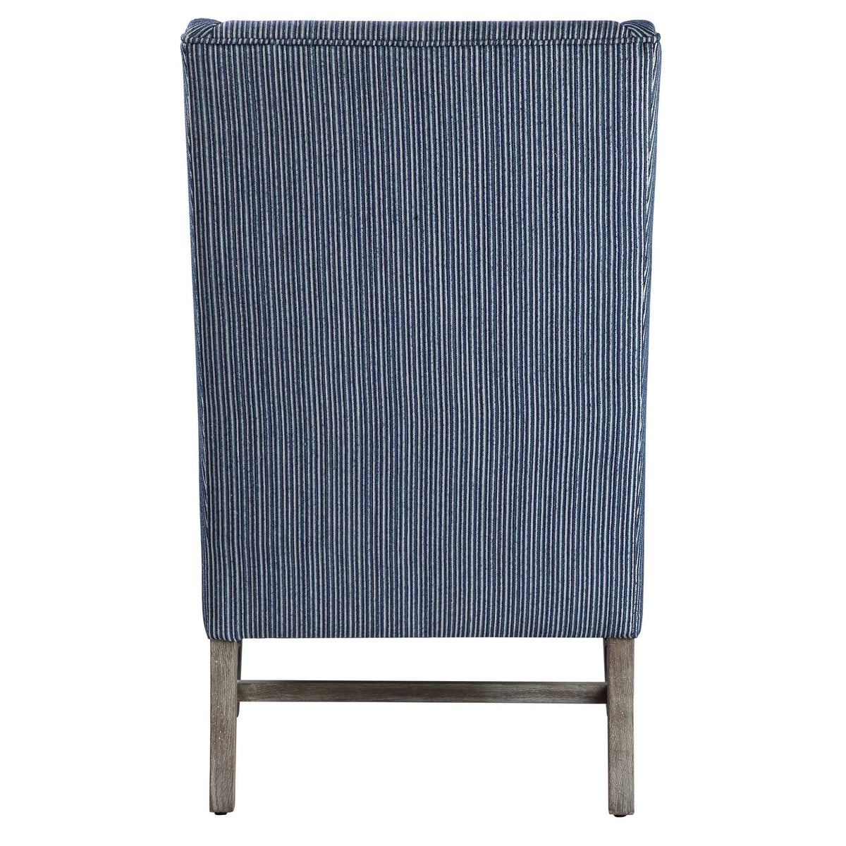Coastal Stripe Wingback Chair