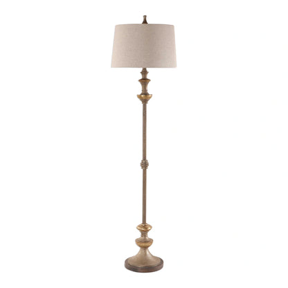 Silver Bronze Floor Lamp
