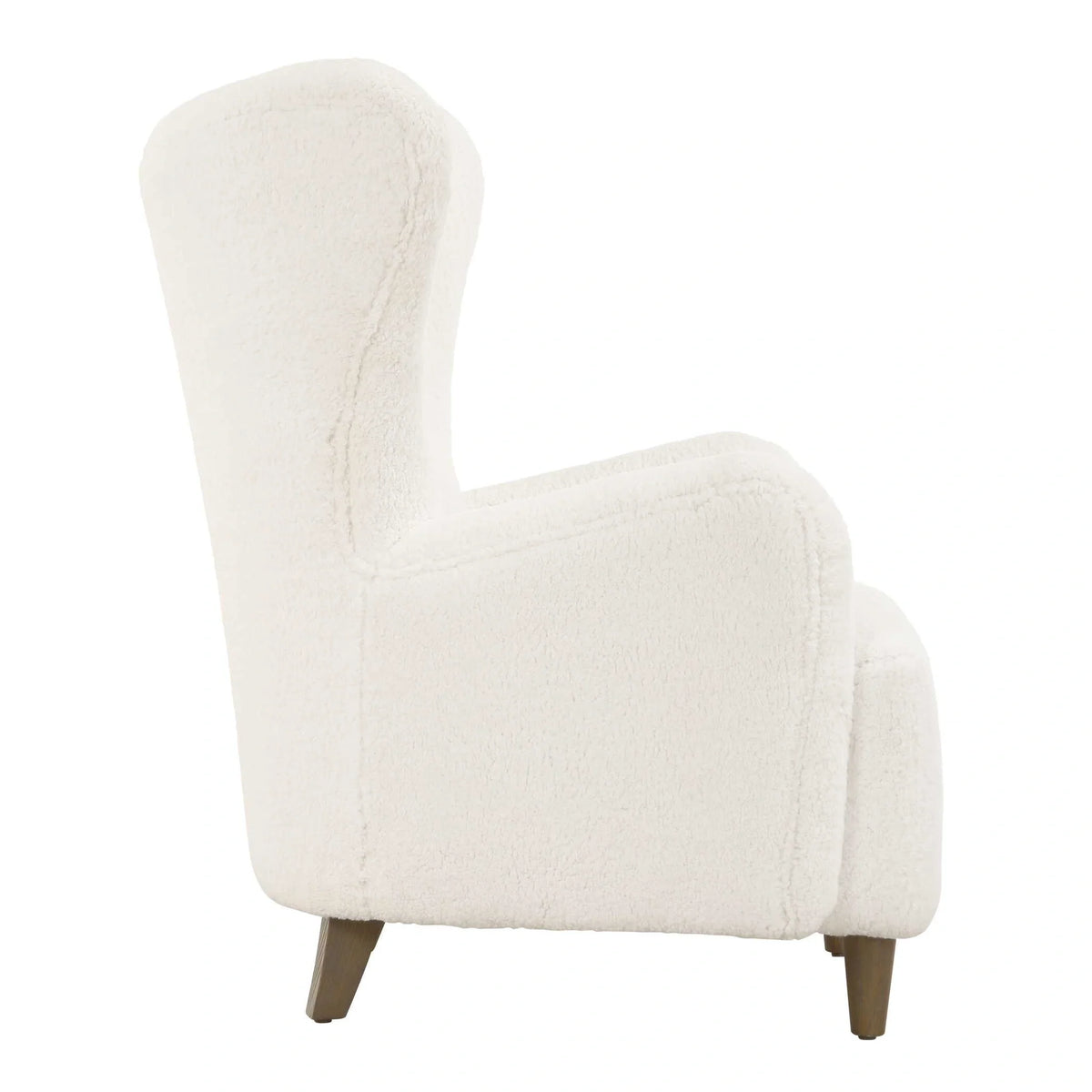 White Wingback Armchair