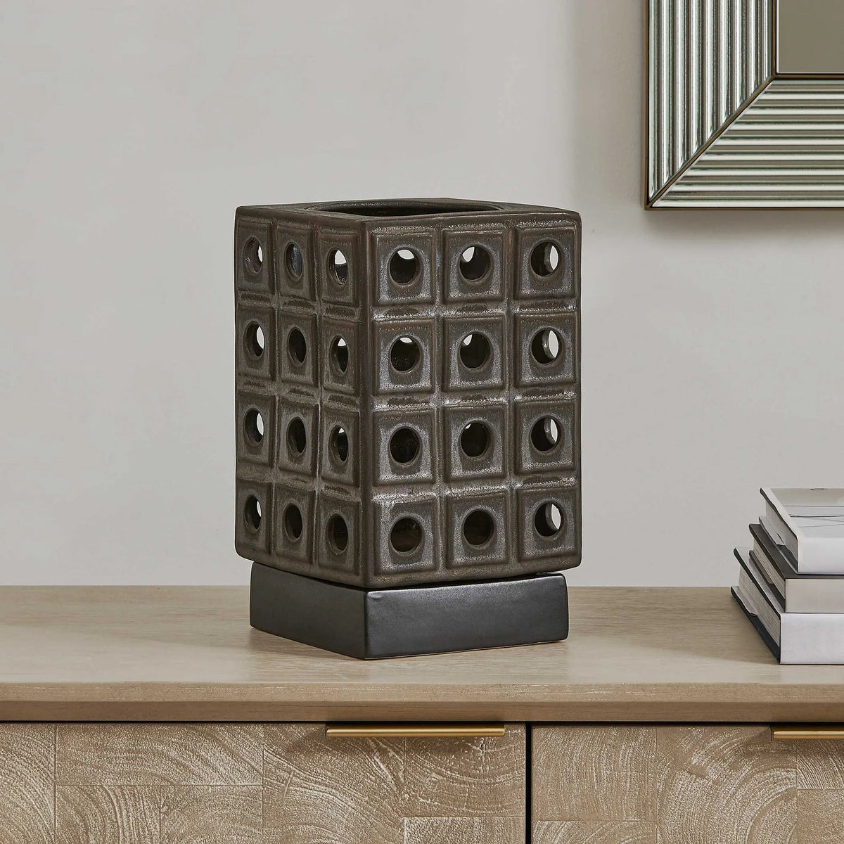 Indoor-Outdoor Lantern Candleholder
