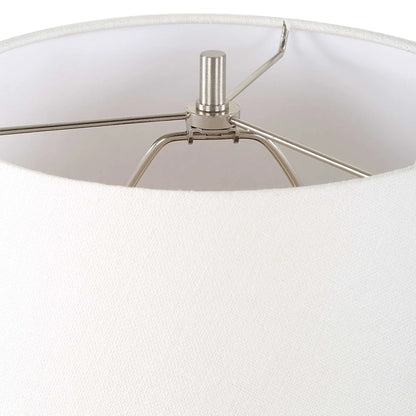 Gray Stone Table Lamp