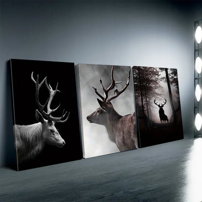 3-Piece Framed Wooden Canvas Set