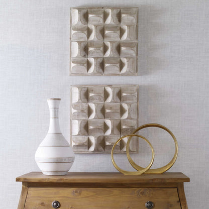 3D Scooped Wood Wall Panel