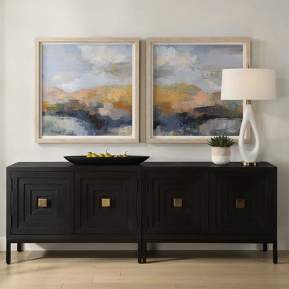 Mountain Ridge Framed Prints, Set of 2
