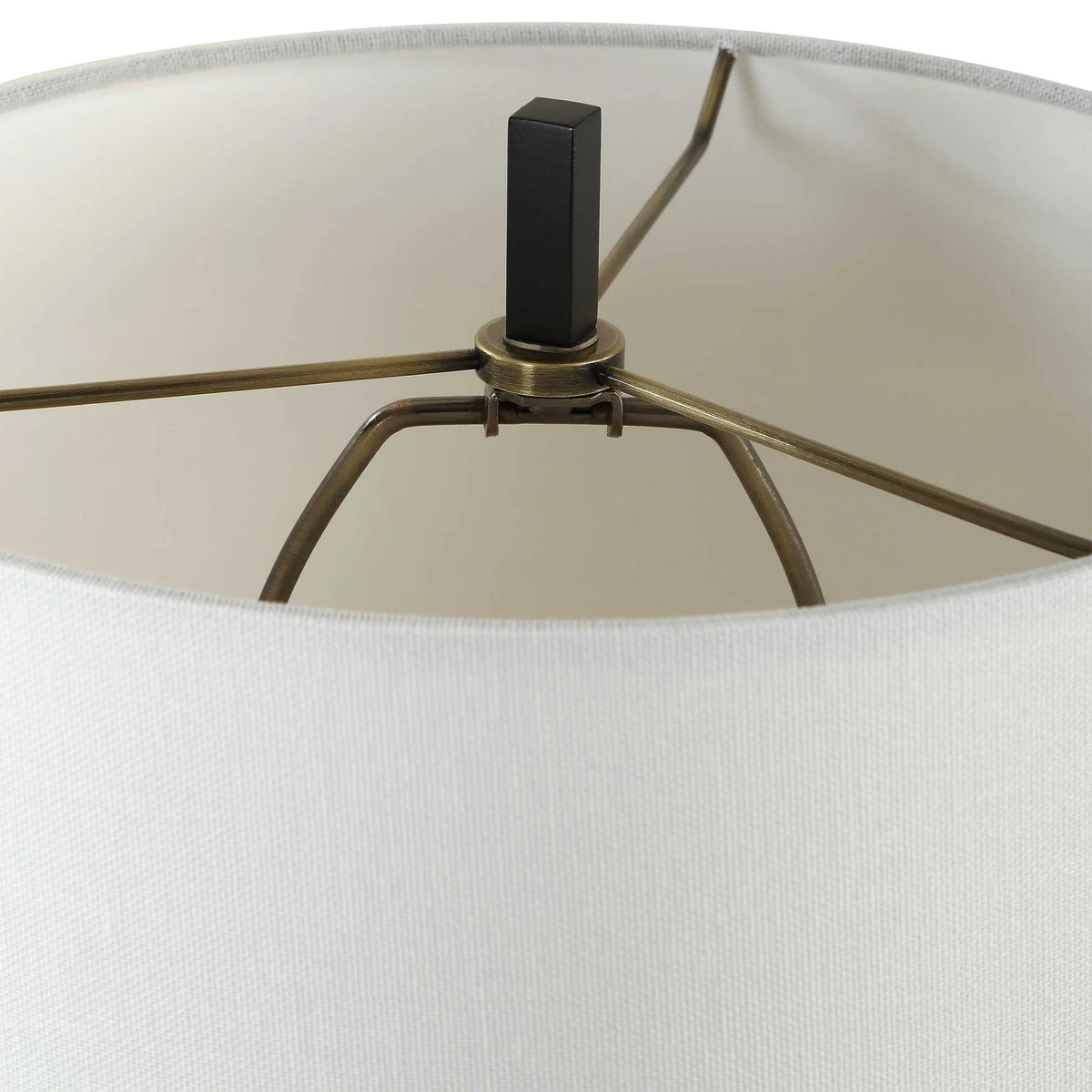 Black Marble Buffet Lamp