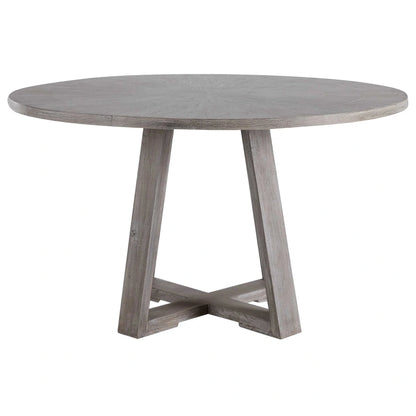 Gray Oak Dining Table