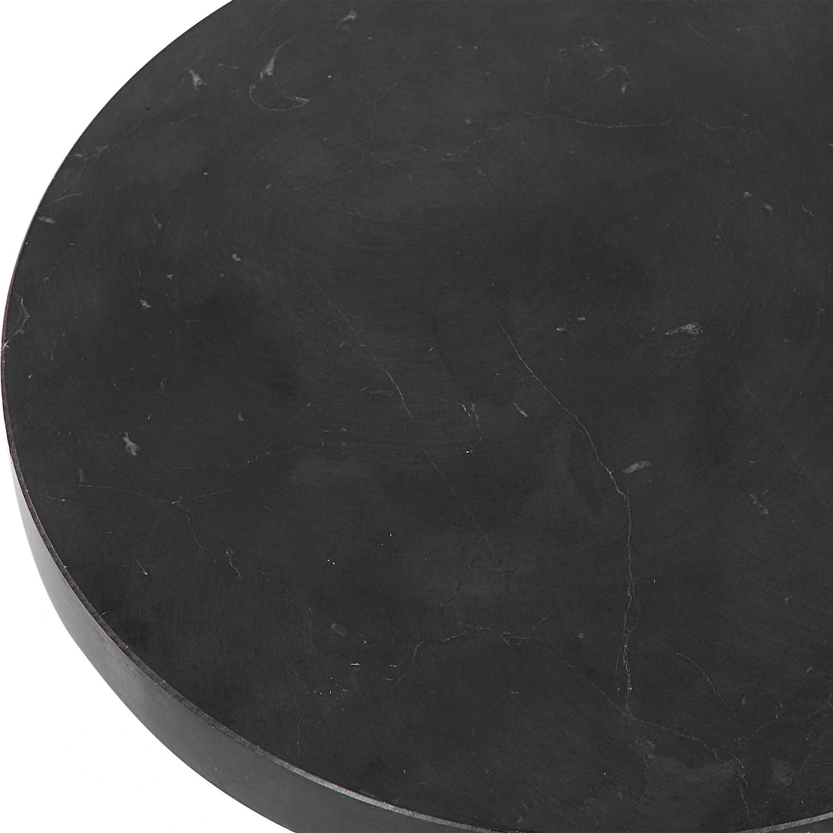 Black Marble Drink Table