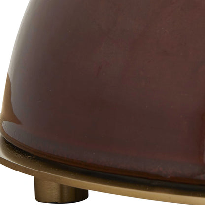 White Stone Table Lamp