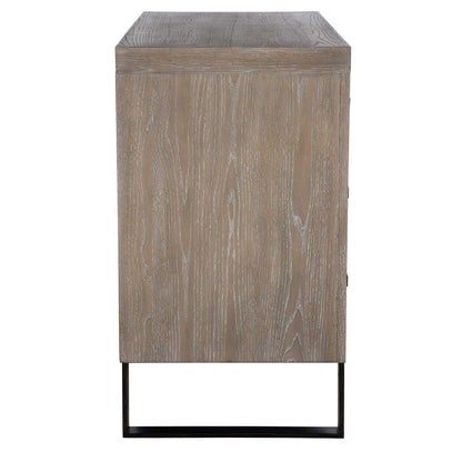 Oak Veneer Accent Chest
