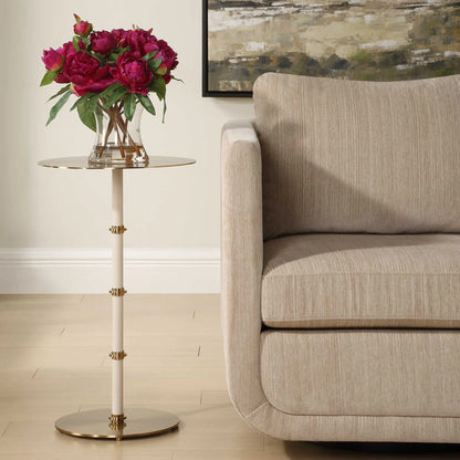Brass Accent Table