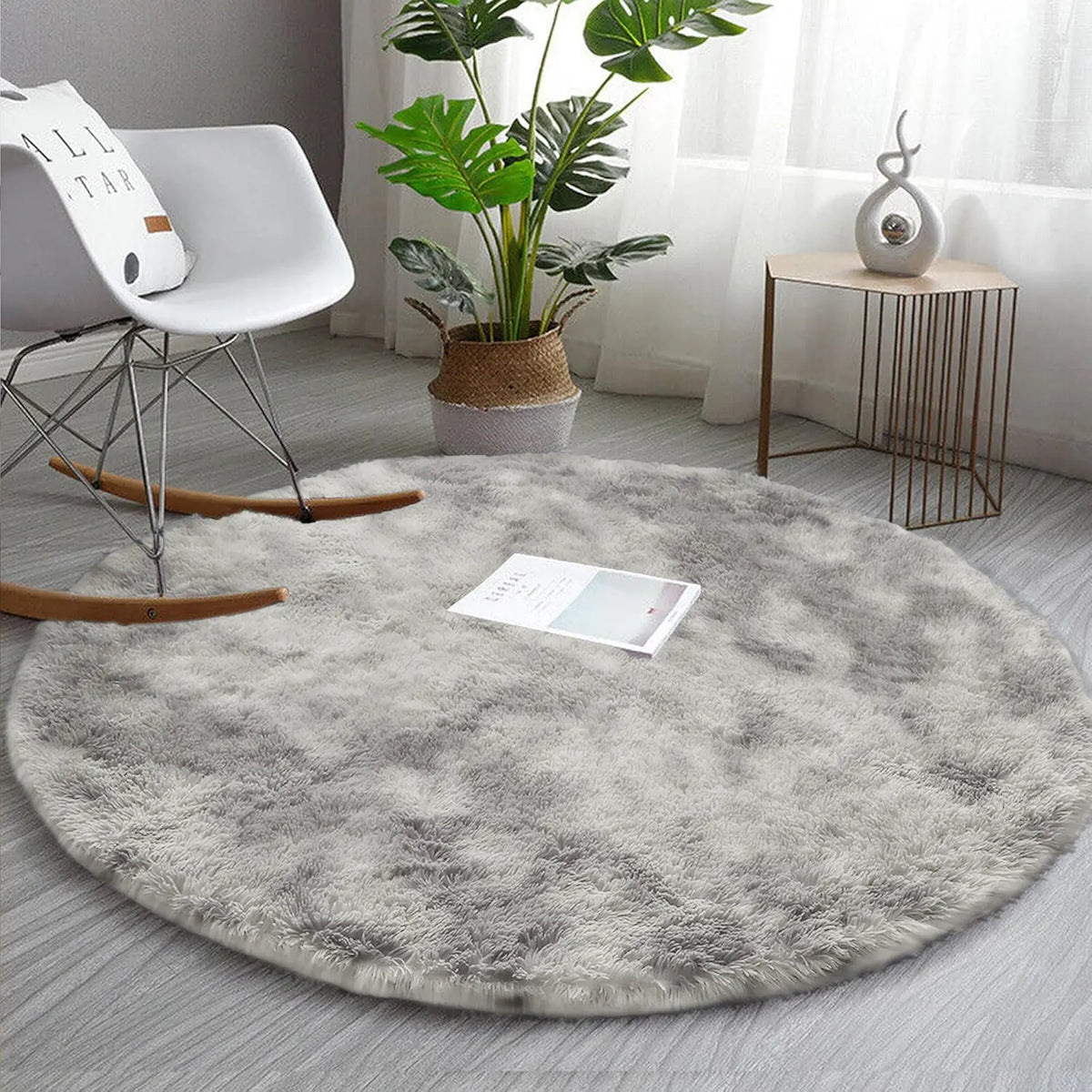 Transform Your Space with the Imperial Homeware Modern Tie Dye Shaggy Rug - Soft, Anti-Skid, and Fluffy for Ultimate Comfort in Your Living Room or Bedroom