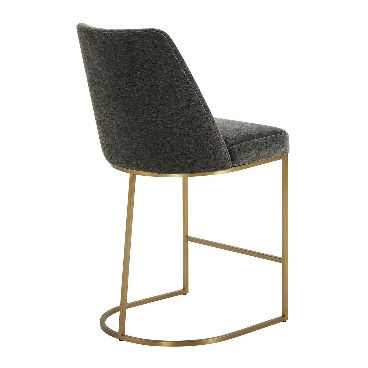 Curved Steel Counter Stool
