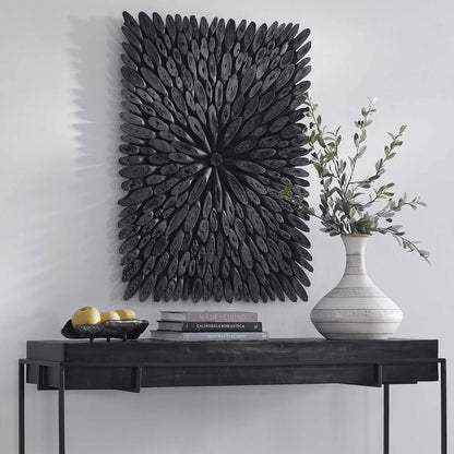 Black Wood Wall Decor