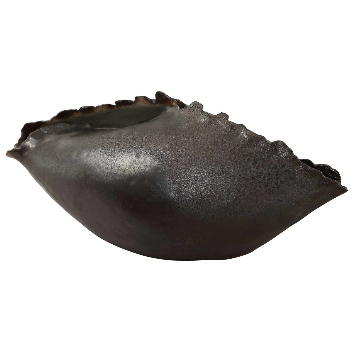 Bronzed Metallic Vase