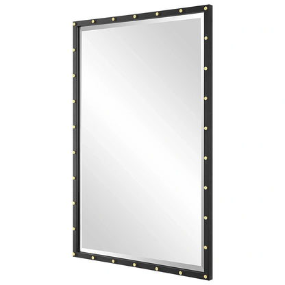 Industrial Round Mirror