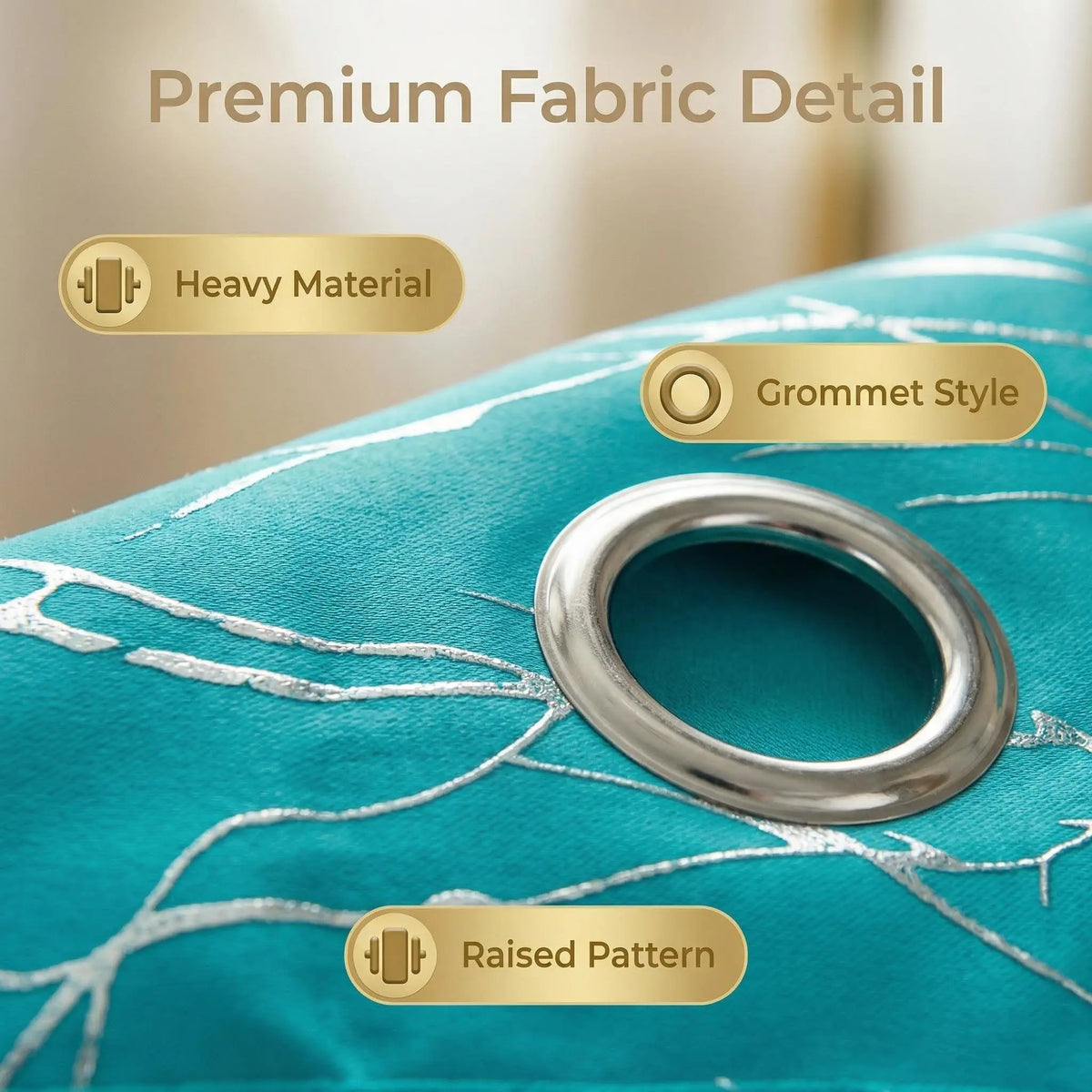 Curtain Club Luxury Blackout Drapes – 2 Panels of Elegance in 20+ Colors for Your Bedroom & Living Room