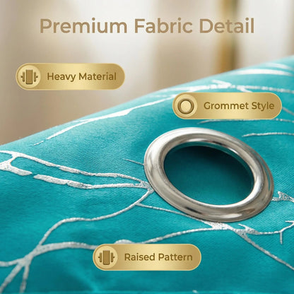 Curtain Club Luxury Blackout Drapes – 2 Panels of Elegance in 20+ Colors for Your Bedroom & Living Room