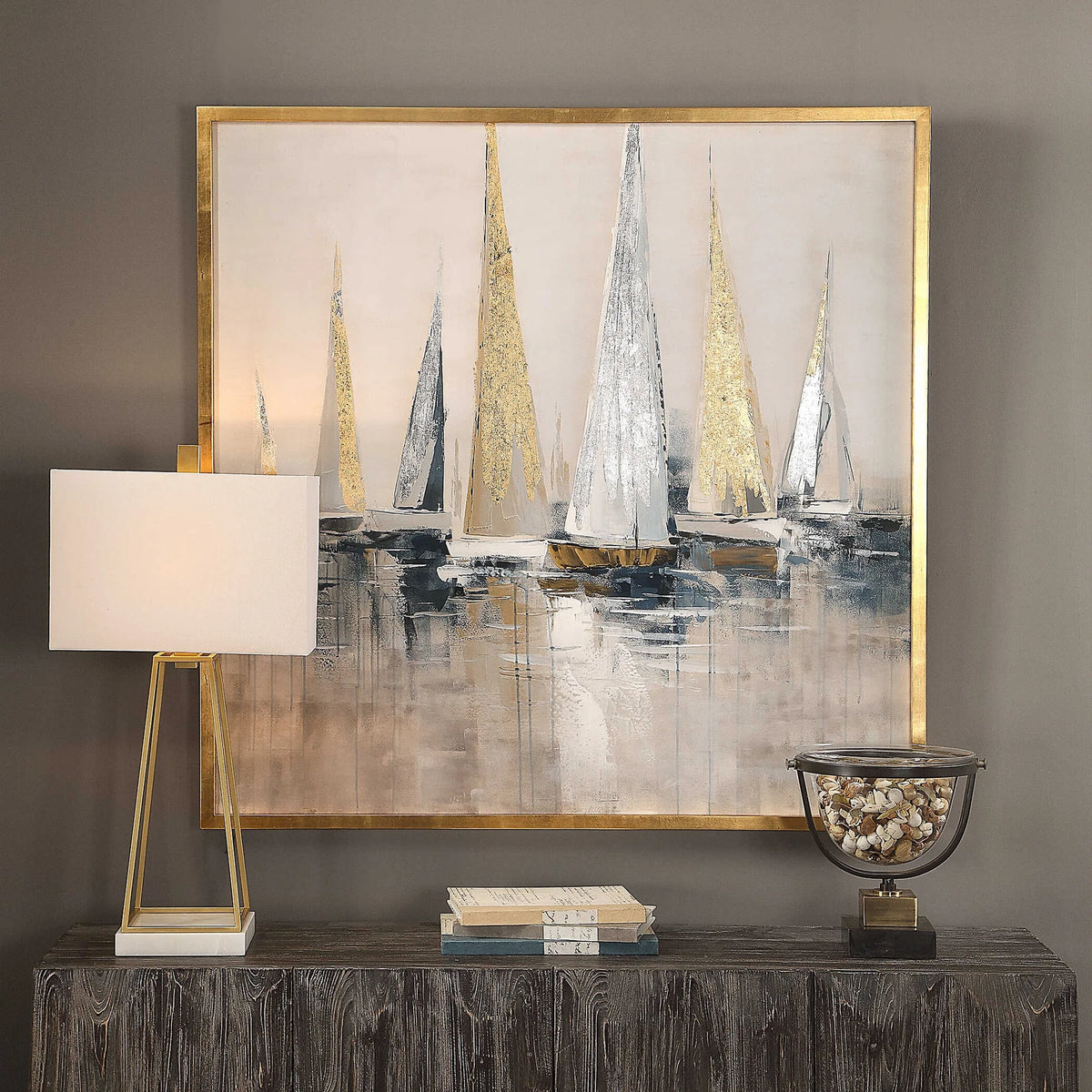 Nautical Sailboat Canvas Art
