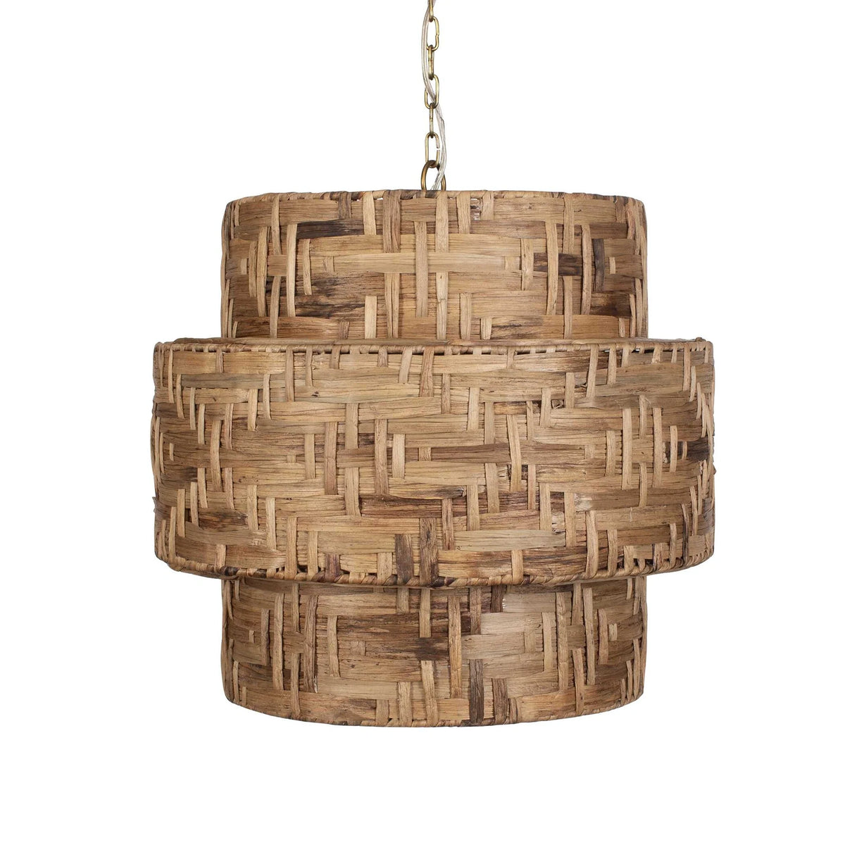 4 Light Woven Pendant