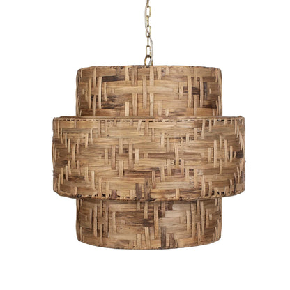 4 Light Woven Pendant