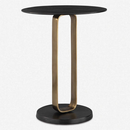 Brass Accent Table