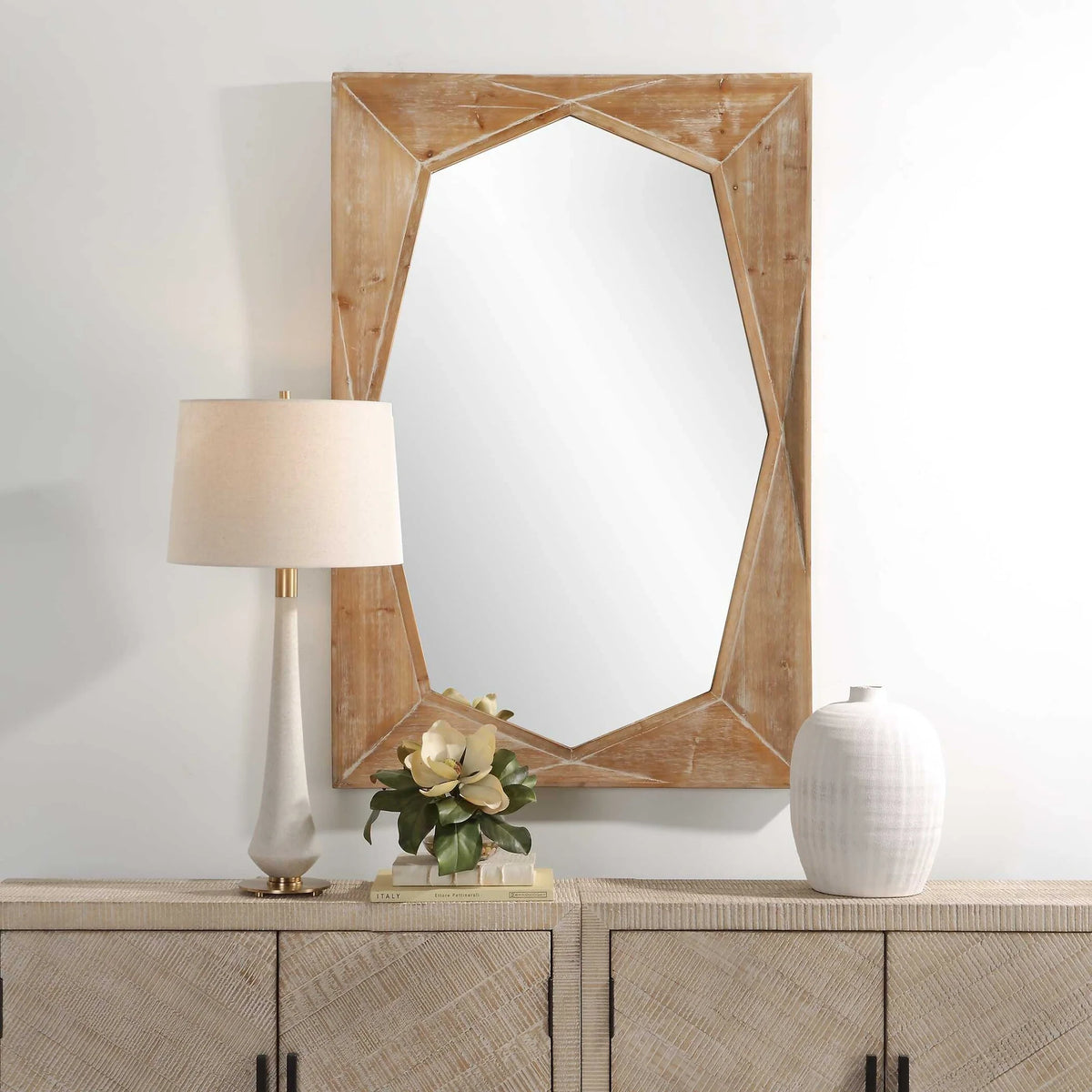 Natural Wood Mirror