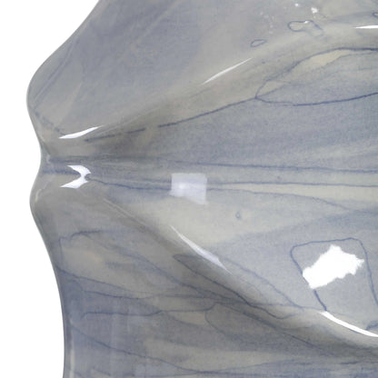 Blue & White Table Lamp
