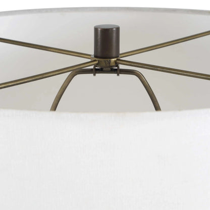 Brass & Marble Floor Lamp